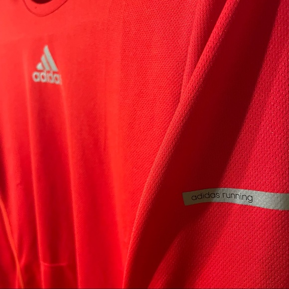 Adidas Running Top :: Long Sleeve :: Size Small :: Red - Picture 3 of 3